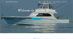 Desktop Screenshot of marlinmaniacharters.com